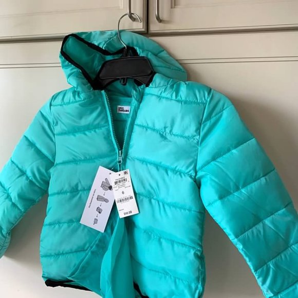 Epic Threads Girls Packable Puffer Jacket & travel Bag - Picture 3 of 5
